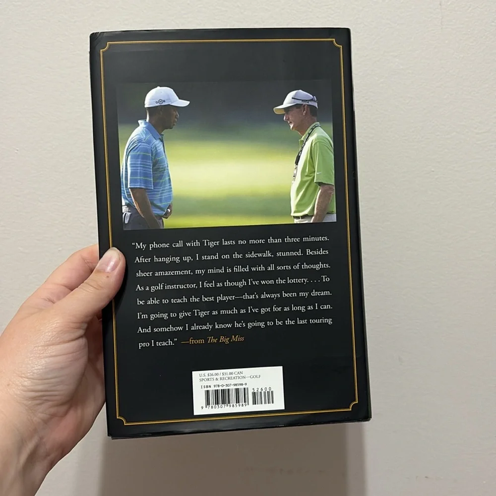 5 for $20 The Big Miss by Hank Haney Hardcover Book - Picture 2 of 2